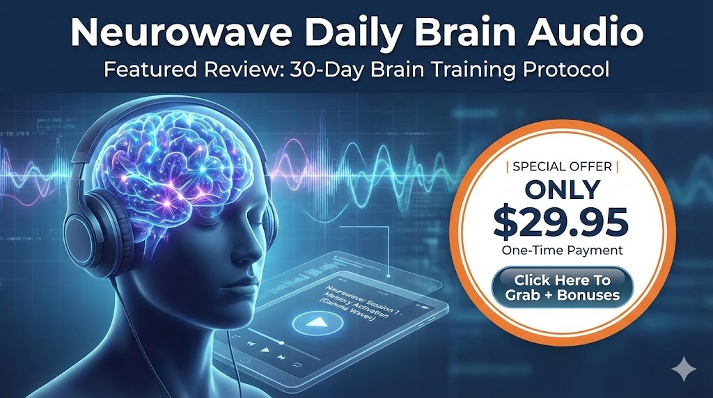 Neurowave Daily Brain Audio Review: The Ultimate Solution for Mental Clarity? Neurowave Daily Brain Audio is rapidly becoming the most talked-about tool for individuals seeking to reclaim their mental edge. If you are struggling with brain fog, forgetfulness, or an inability to concentrate, you are likely looking for a solution that doesn't involve medication or expensive therapy. Welcome! If you're looking for an honest, detailed review of Neurowave Daily Brain Audio - including features, how it works, a demo, pricing, upgrades, and its pros and cons - you've come to the right place. Please read the complete review to understand why this protocol is changing lives. In this deep dive, we will explore how this specific brain training program utilizes structured sound sessions to support memory, focus, and mental clarity in just 30 days. Click Here To Grab Neurowave Daily Brain Audio + Special Premium Bonuses